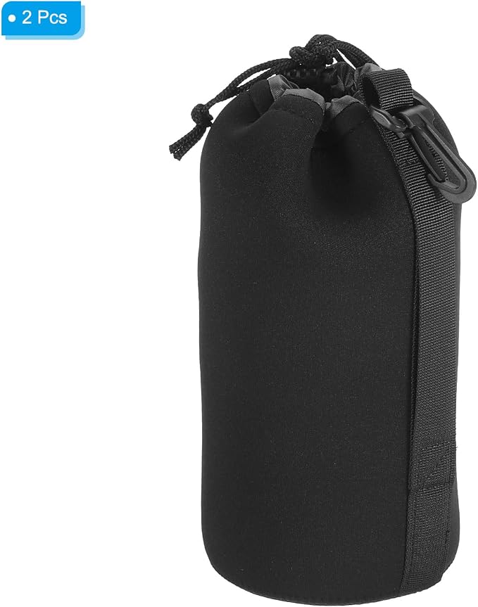 PATIKIL Camera Lens Bag, 2x 3.5" IDx9.8 H Neoprene Lens Pouch - Image 3
