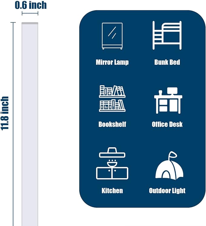 DWEPTU USB Powered Under Cabinet Lighting - Image 5