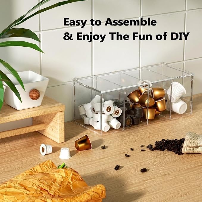 RR RAXMIN Coffee Capsule Holder Acrylic Box K Cup Holder Coffee Pod Storage - Image 8