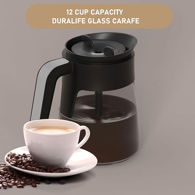 12-Cups Coffee Maker Carafe Replacement Pot Compatible - Image 4