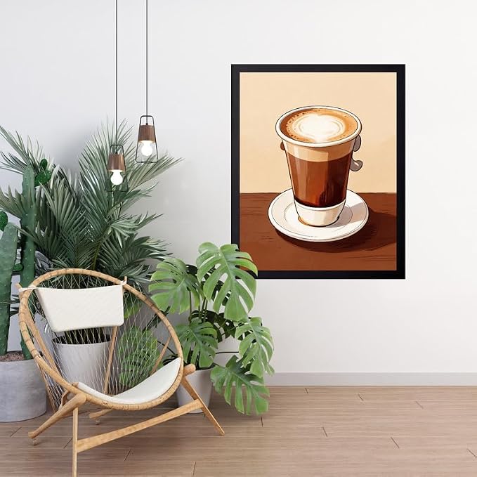 Lawrence Williams Designs Latte Coffee Poster - Image 5