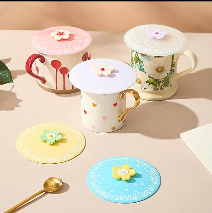 2 PCS Silicone Cup Covers for Drinks - Image 4
