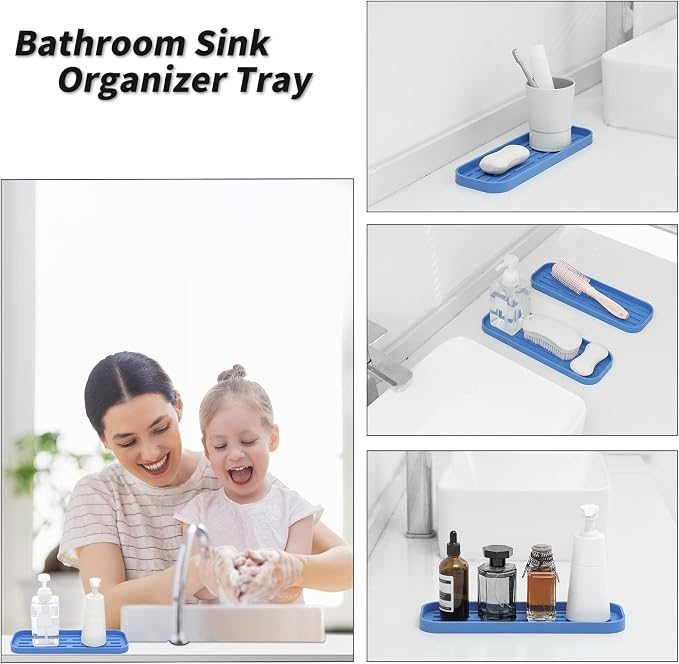 MicoYang Silicone Kitchen Sink Organizer Tray - Image 4
