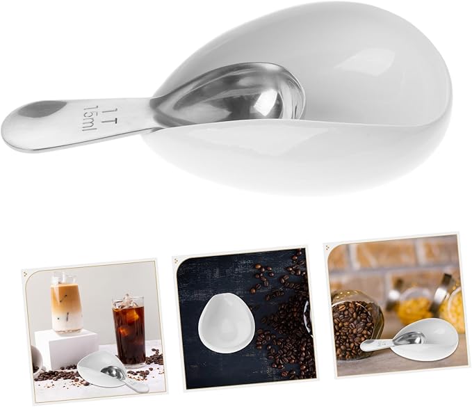 MAGICLULU 4sets Ceramic Coffee Bean Dosing Tray Reusable Bean Plate Sample Dish - Image 6