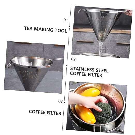 KALLORY 1Pc Stainless Funnel Tool - Image 3