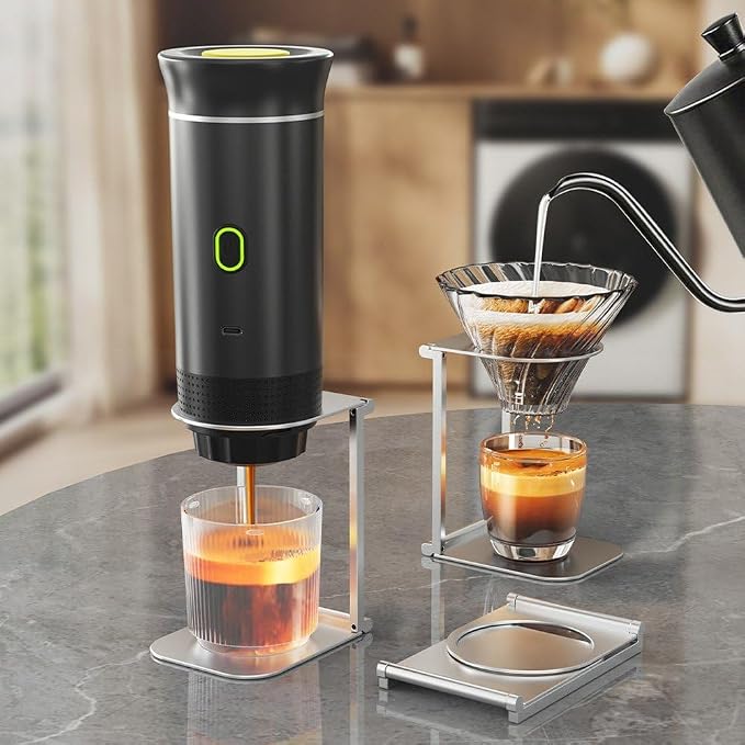 Foldable Coffee Drip Holder Aluminum Coffee Dripper Station Portable Pour Over - Image 8