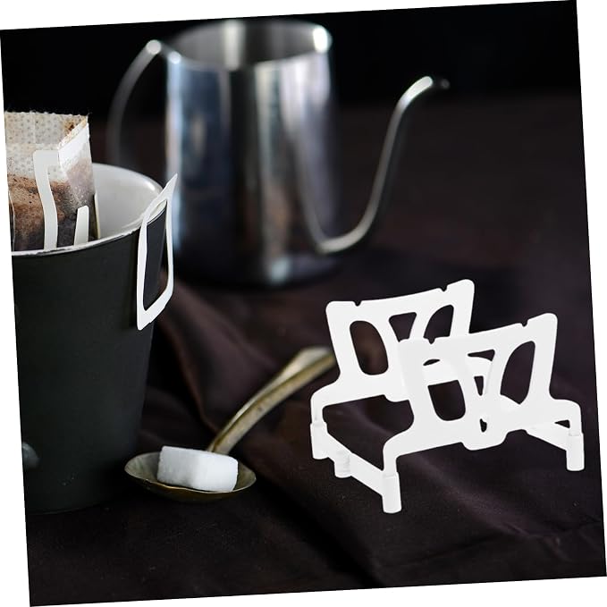 IMIKEYA Foldable Coffee Filter Holder Rack Drip Paper Storage Stand - Image 5