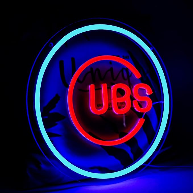 Balanar Cubs Neon Sign Baseball - Image 2