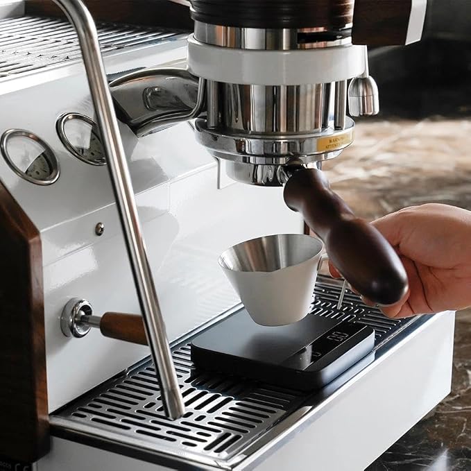 watchget Stainless Steel Espresso Cups, Single Spout & Scale Measuring Cup - Image 5
