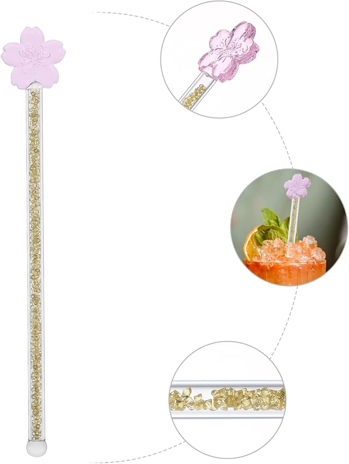 KALLORY 1pc Handle Flower Stirrer - Image 9