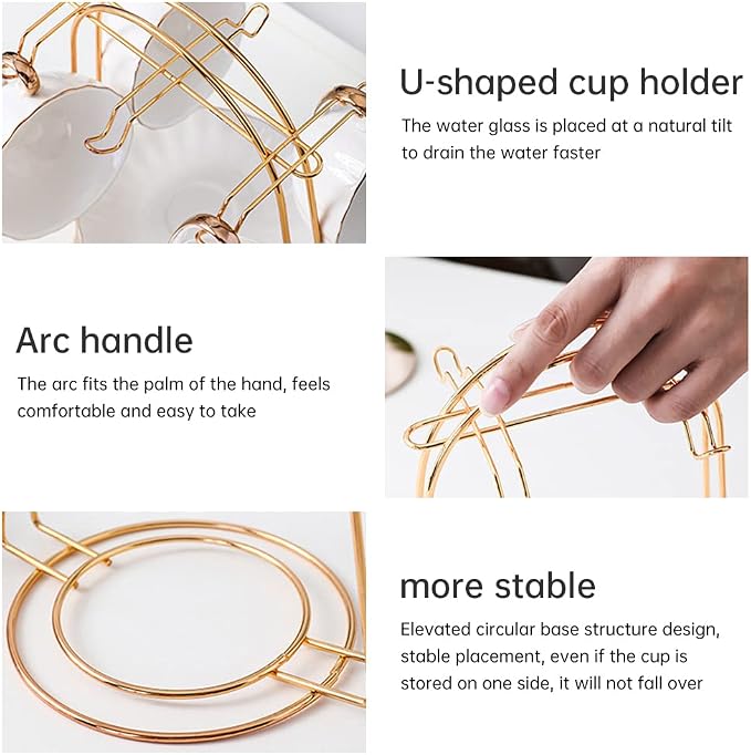 EUBUY Tea Cups Holder - Image 6