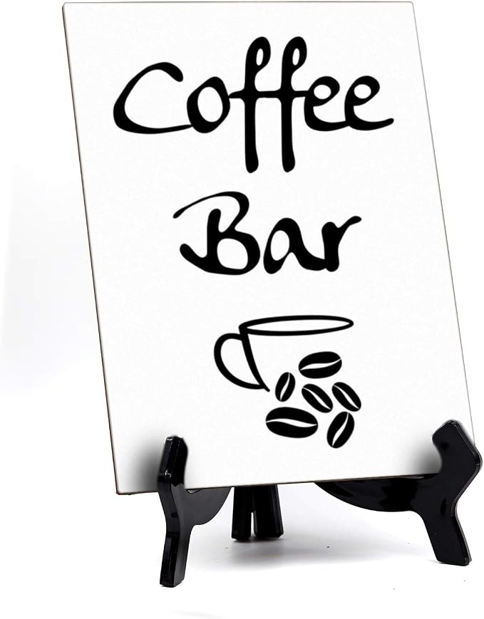 Signs ByLITA Coffee Bar, Table Sign by SignsByLITA