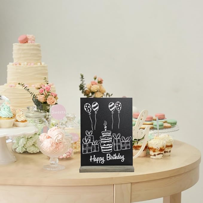 6 Pack Mini Chalkboard Signs - Image 6