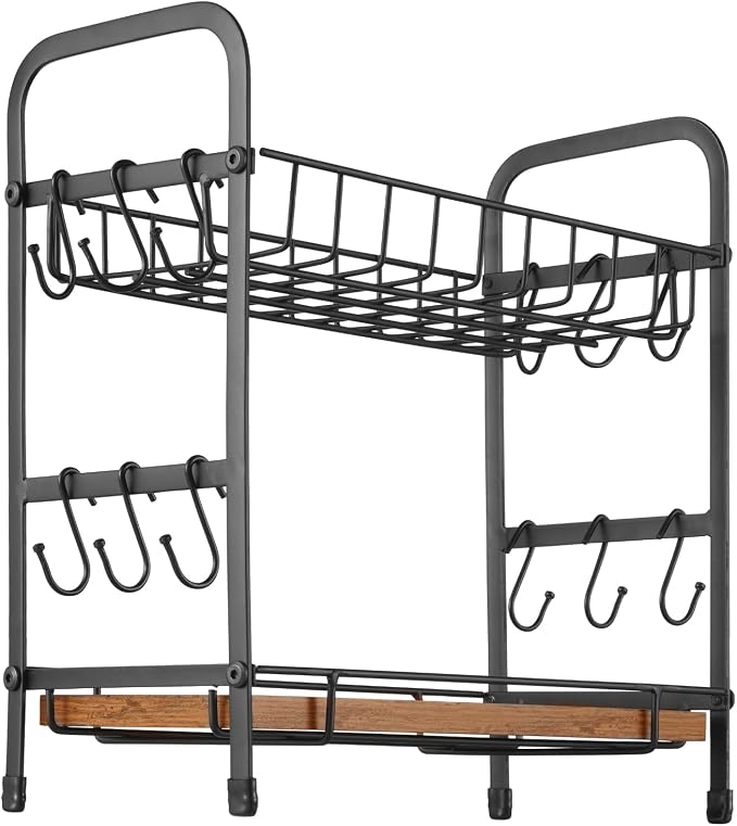 VEVOR 2 Tier Coffee Bar Organizer - Image 9