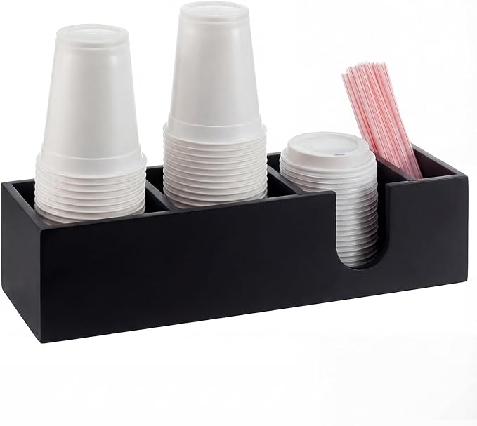 Novabright Pine Wood Coffee Cup Holder by Unknown