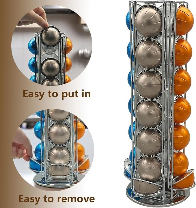 Miuly Coffee Capsule Holder For Nespresso Vertuoline, Coffee Capsule Stands - Image 4