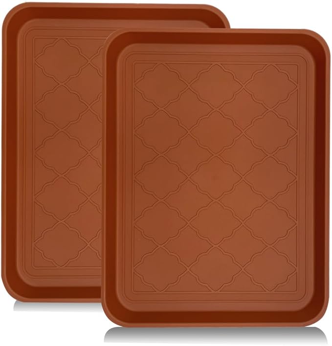 PetLike Boot Trays for Entryway Indoor, Pet Food Mat Trays, 16.7 x 12.8 inch 2 by PetsLikePetLike