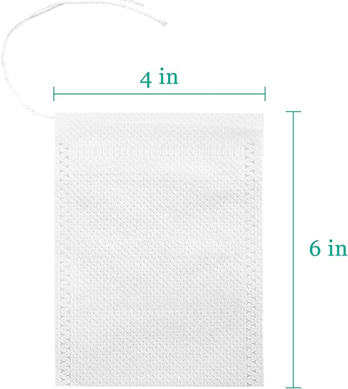 Yzurbu 200pcs 4''x6'' Cold Brew Coffee Filter Bags, No Mess Disposable Filter - Image 3