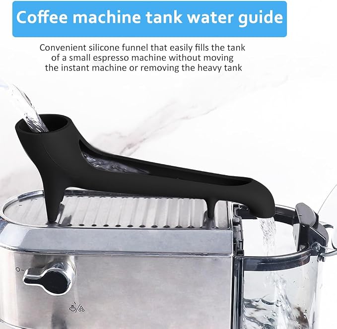 Coffee Machine Water Tank Funnel, Long Water Funnel Coffee Machine Water Spout - Image 6