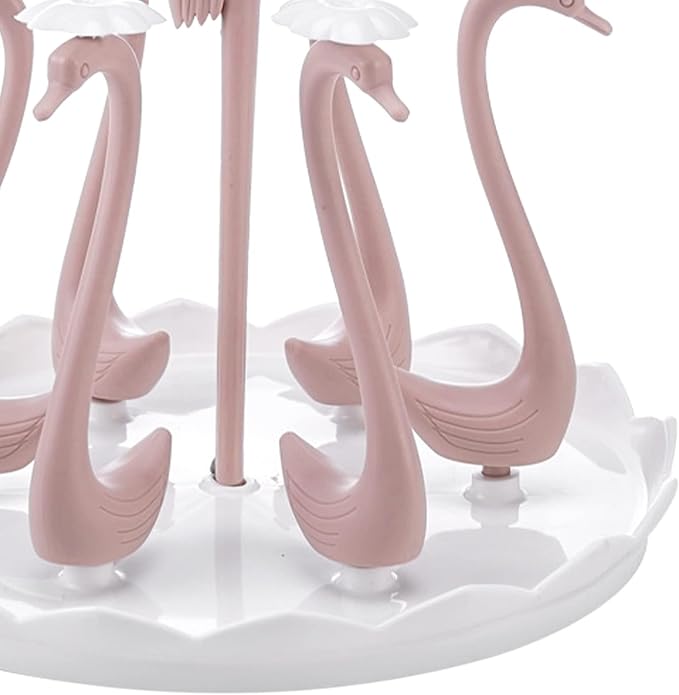 Rotatable Swan Cup Holder, Coffee Tree Mug Holder Drying Drain Holder Cup - Image 9