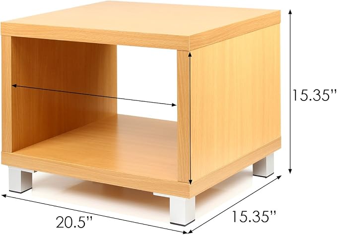 Furinno XBF66-C Nihon Contemporary Side/End Table, Light Cherry - Image 2