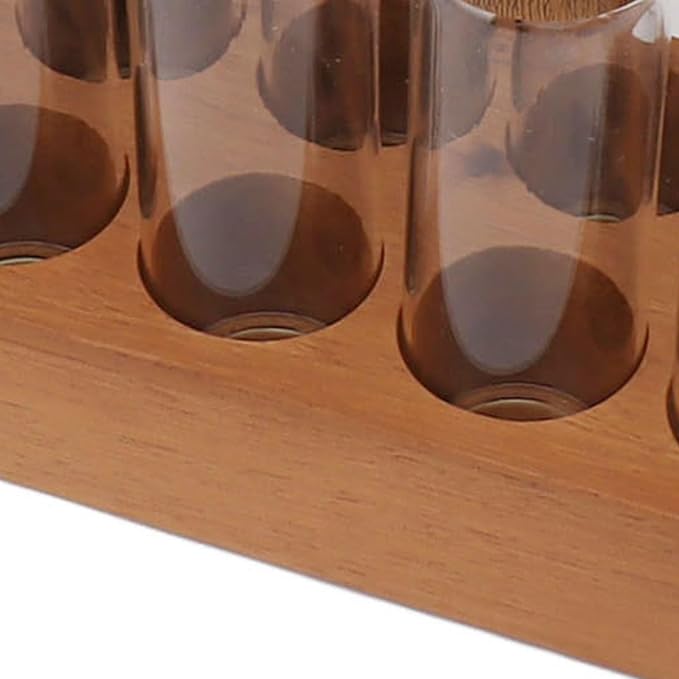 Fydun Clear Glass Coffee Bean Storage Jar, Tubes - Image 7