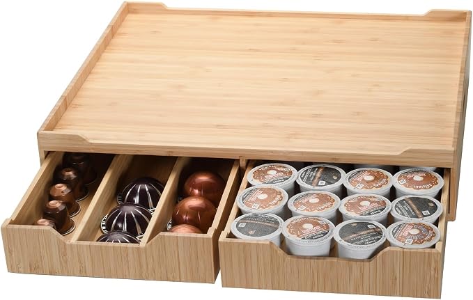 Mobilevision Bamboo Drawer & Large Sliding Tray - Image 4