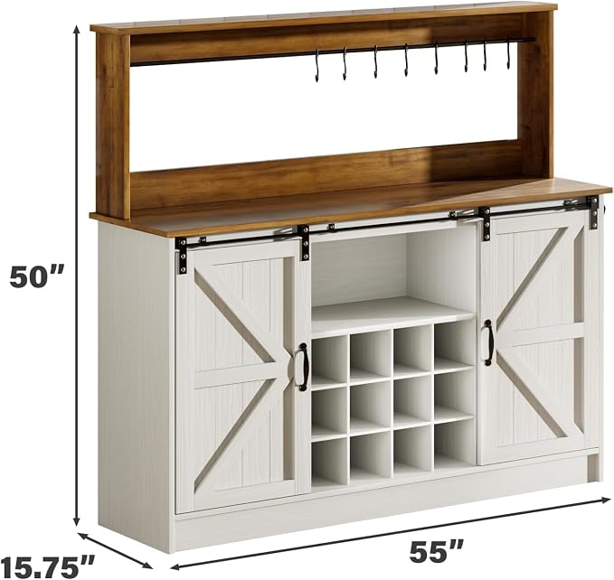 4ever2buy Coffee Bar Cabinet - Image 2
