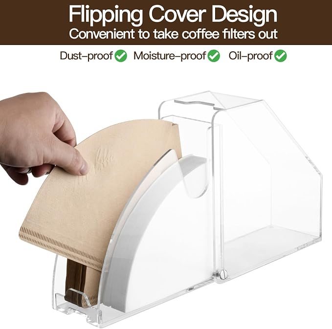 Coffee Filter Holder With Lid - Image 4