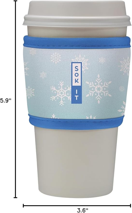 Sok It HotSok Coffee & Tea Reusable Insulated Neoprene Cup Sleeve - Image 7