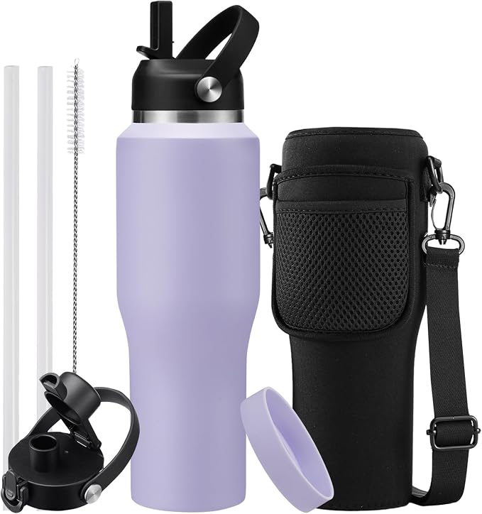 Insulated Water Bottle 32oz by DIGJUPER