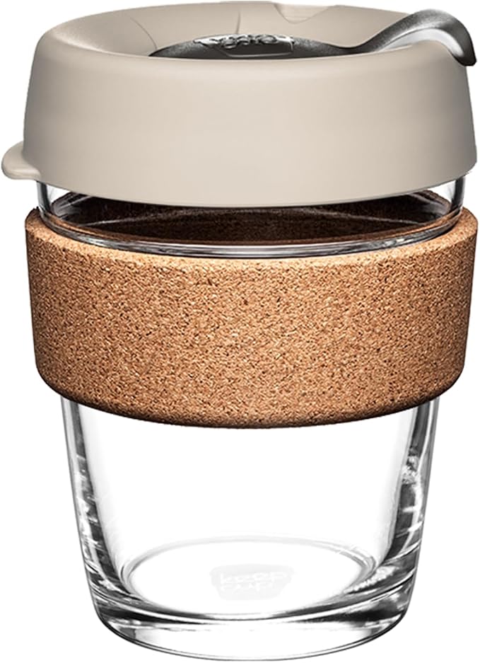 KeepCup Brew Cork, Reusable Glass Tumbler by KeepCup