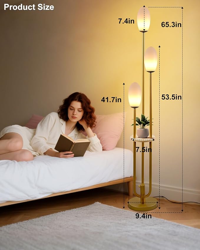 Lightdot Gold Dimmable Floor Lamp - Image 7