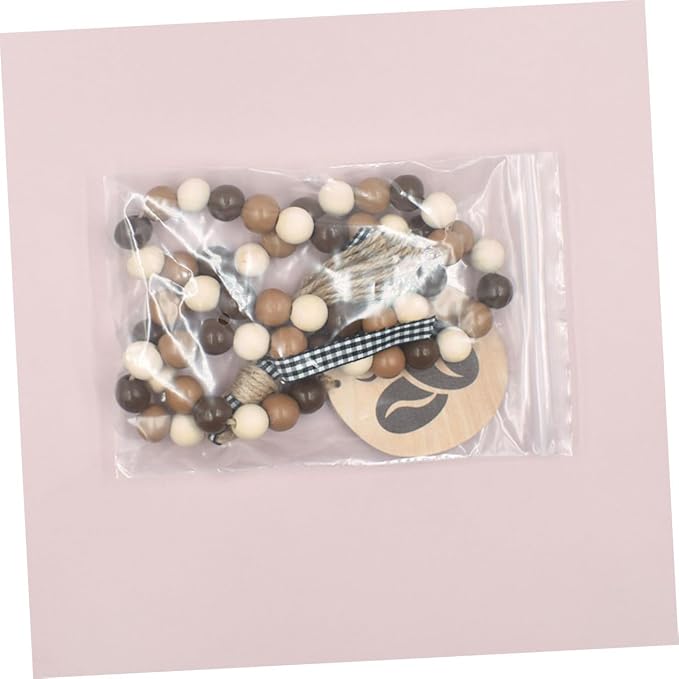Coffee Themed Tassel Beads String Decor - Image 3