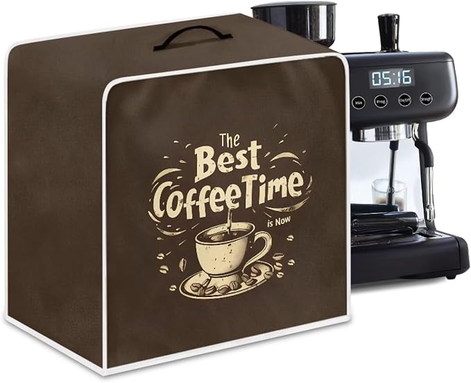 Coffee Time Coffee Maker Cover Lightweight Coffee Pot Cover Dust Protection - Image 4