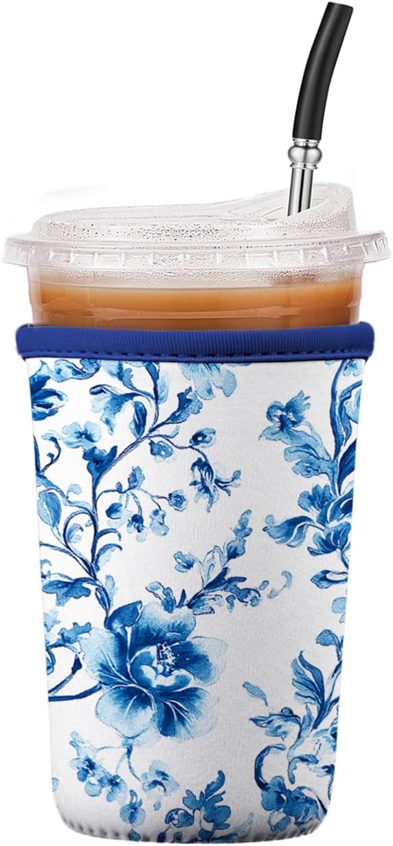 Iced Coffee Sleeve Reusable Medium 22-28oz by Cavllson