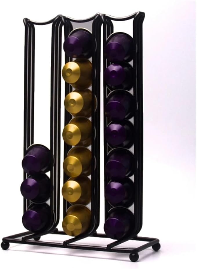 Smooth 42-capsule Coffee Pod Stand, Compact Espresso Pod Display Rack Organizer - Image 6