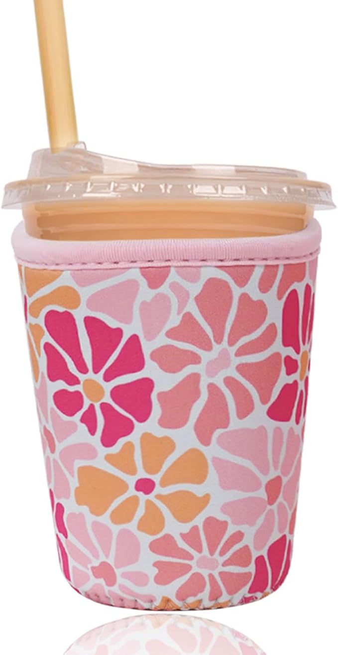 Reusable Insulated Sleeve for Iced Coffee Cup, Coffee Neoprene Sleeve for Cold by Unknown