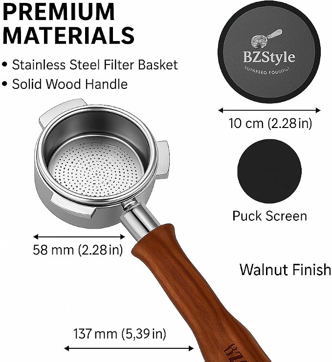 Premium 54mm Bottomless Portafilter Compatible - Image 2
