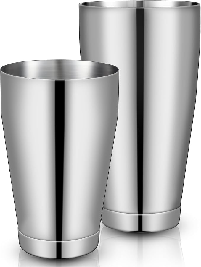 Sabary 2 Pcs Cocktail Shakers Professional Bar Shaker Boston Set Stainless by Sabary