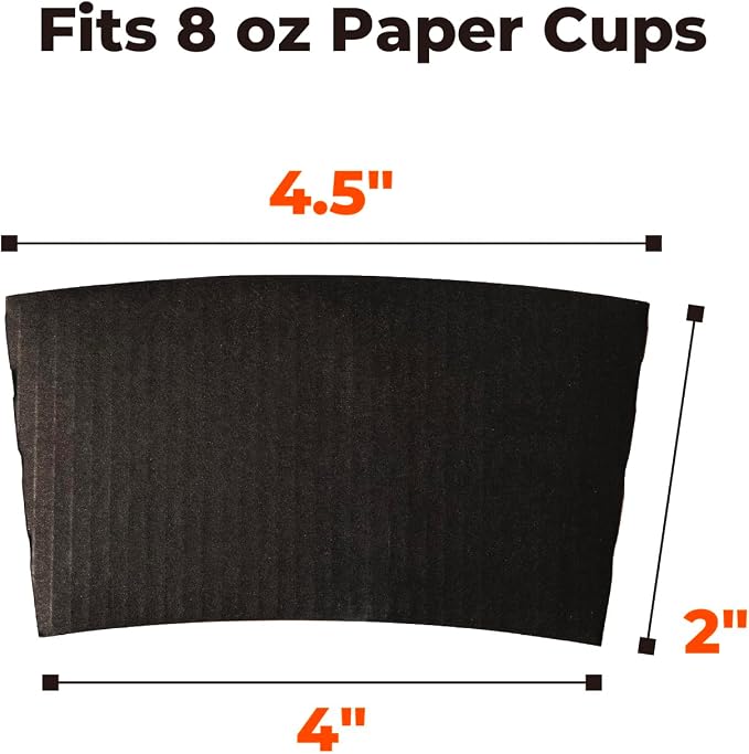 FMP Brands 1000 Pack Coffee Sleeves - Image 3