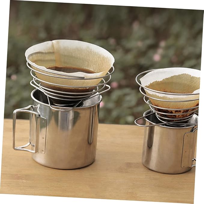 VOSAREA 1Pc Stainless Dripper Funnel Reusable Filter - Image 4