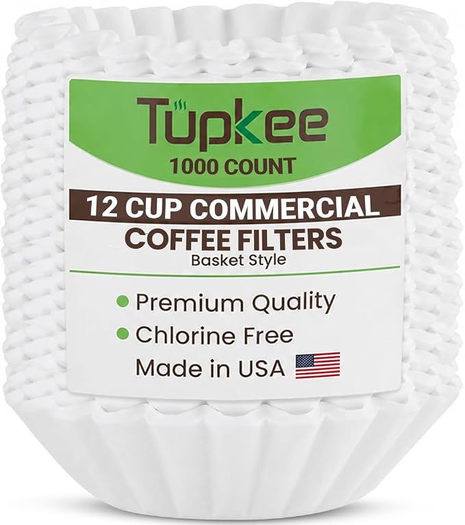 12-Cup Large Coffee Filters by Tupkee