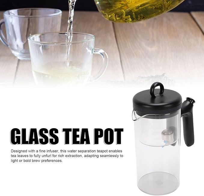 Asixxsix Enchanti Tea Pot, Glass Teapot - Image 2