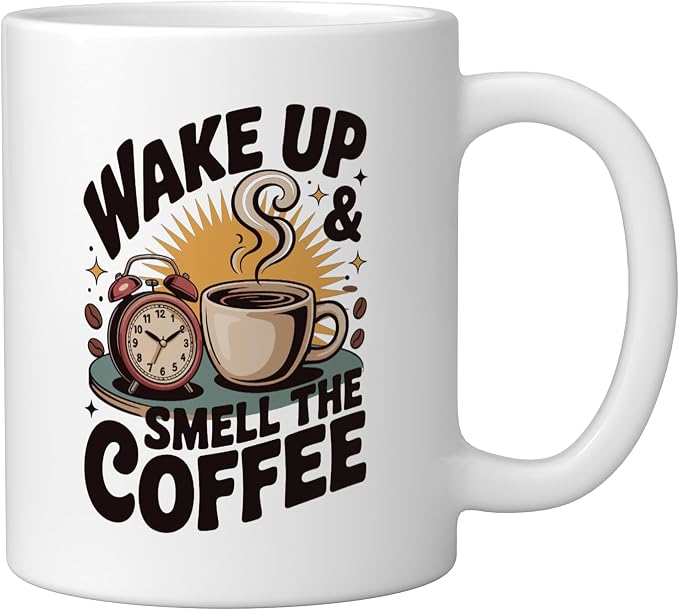 Smell that coffee Ceramic Mug - Image 2