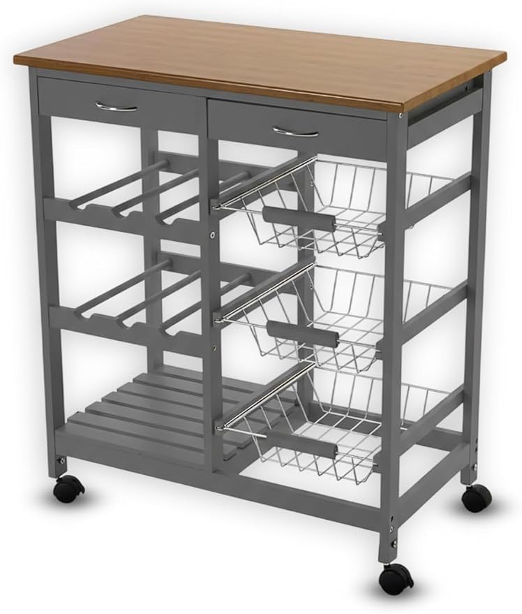 HYGRAD BUILT TO SURVIVE Kitchen Island Cart - Image 3