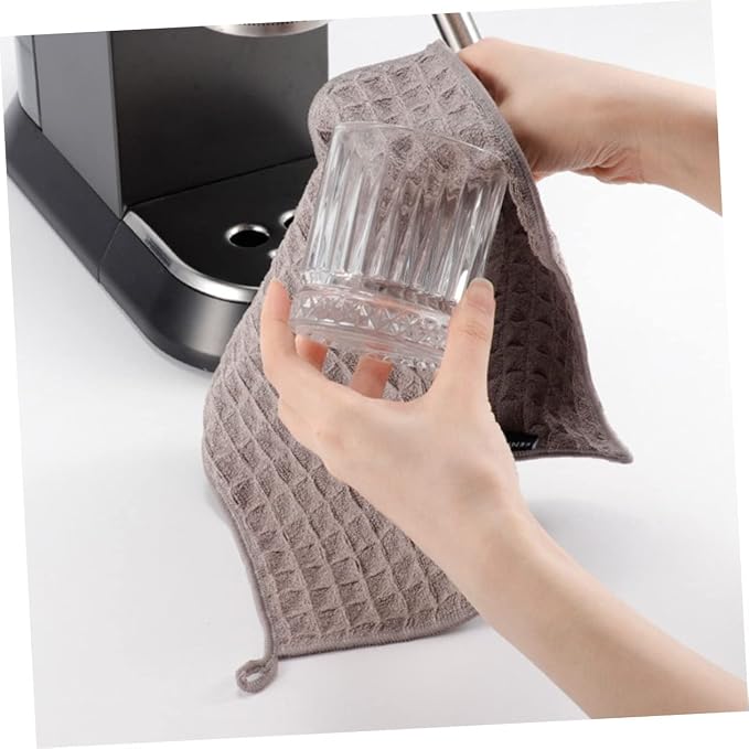 4pcs Cup Washcloths Dish Countertop Clean Cloth Machine Duster Dish Rags - Image 8