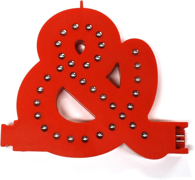 M&T Displays LED Marquee Letter Lights Modular Red Light Up Alphabet Initial & by MTDisplays