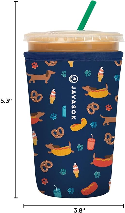 Sok It JavaSok Iced Coffee & Cold Soda Insulated Neoprene Cup Sleeve - Image 8