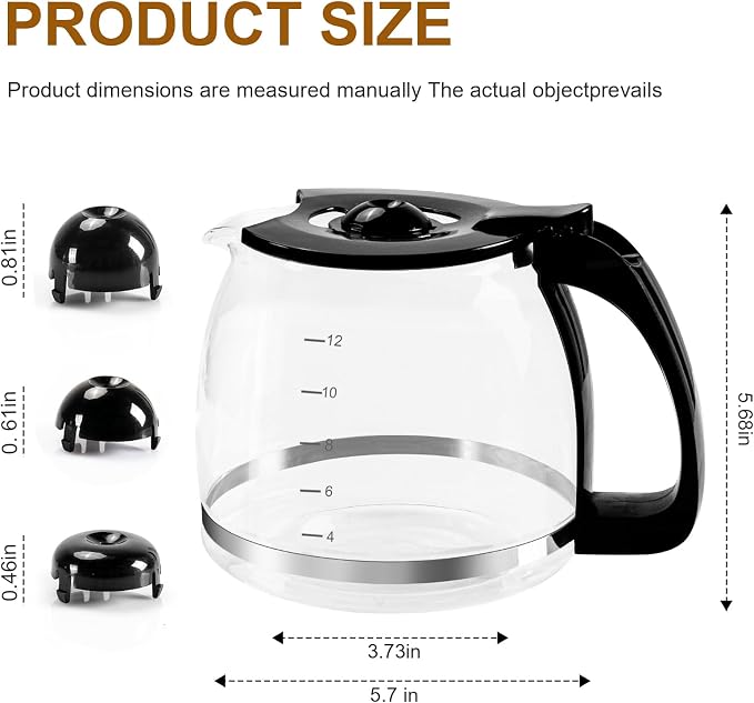 12-Cup Glass Carafe Replacement Pot - Image 6